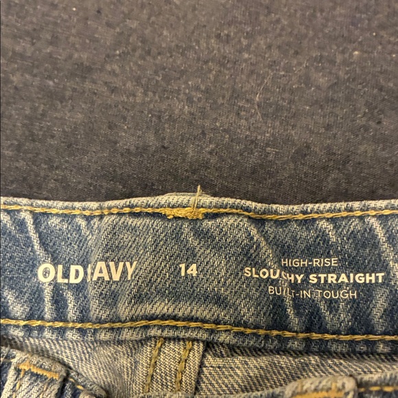 Old Navy Women's Light Blue Distressed Jeans - Picture 2 of 6